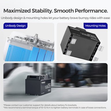 Renogy 12V 100Ah Smart LiFePO₄ Lithium Battery – Auto-Balancing & Long Life — photo 4