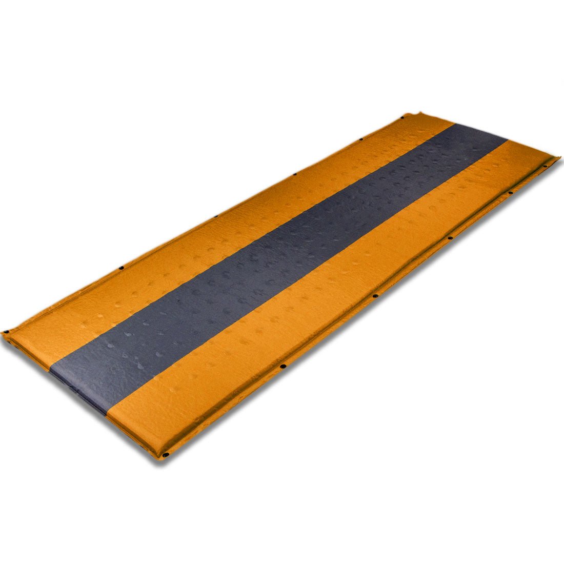 Self-Inflating Camping Mattress – 5cm Thick Air Bed for Camping, Hiking & Outdoor – Orange/Grey