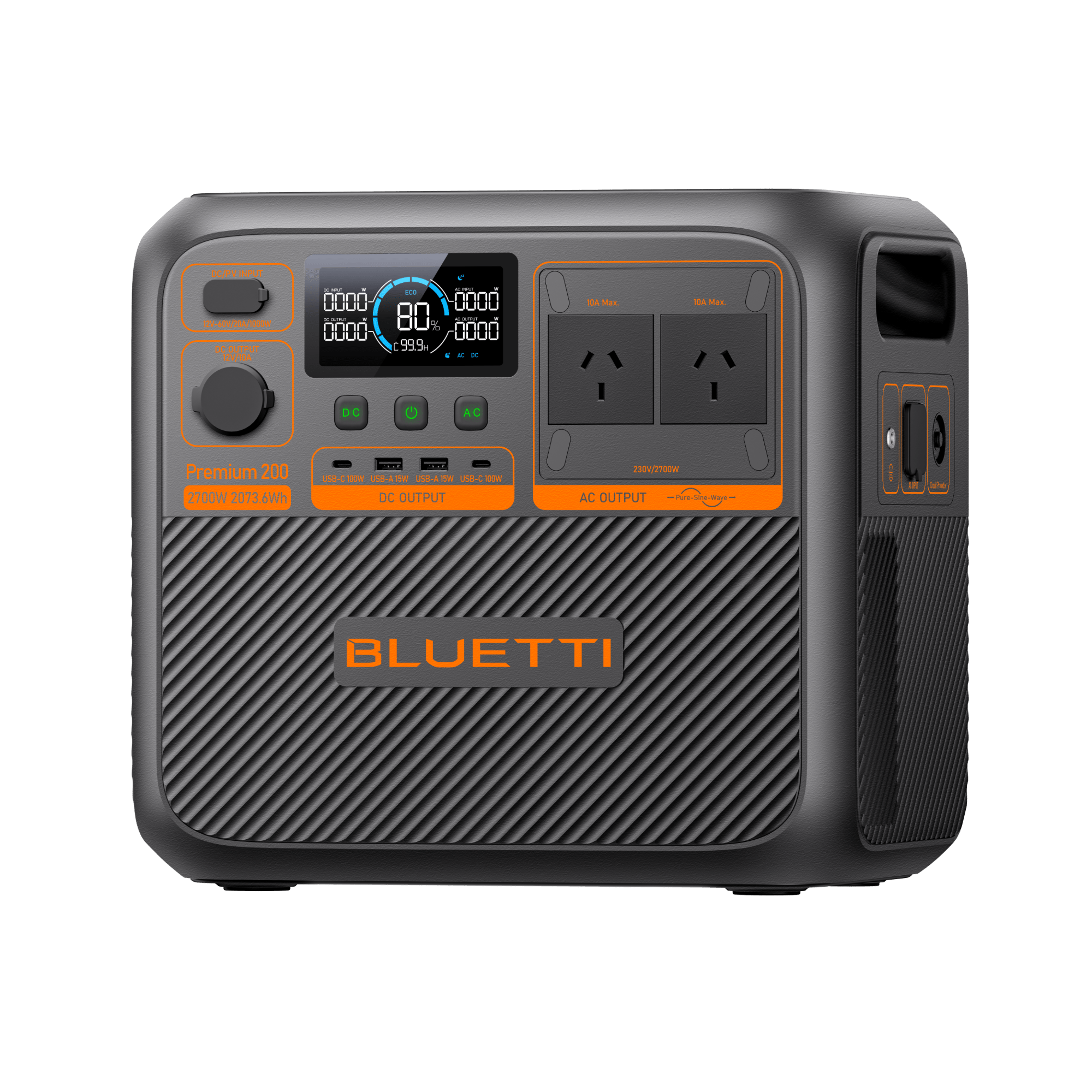 BLUETTI Premium 200 V2 Portable Power Station – 2,700W Output, 2,073Wh LiFePO₄ Battery, 1.1-Hour Turbo Charging, 5-Year Warranty — photo 4