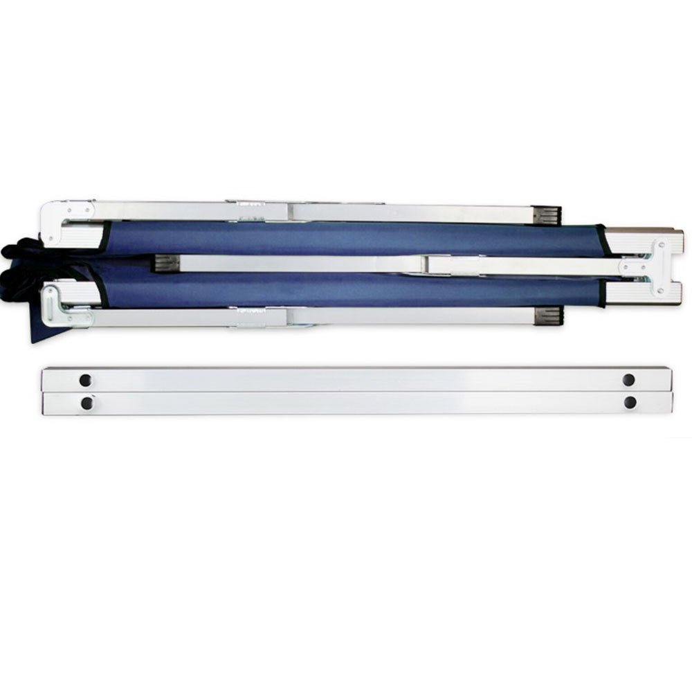 Camping Bed Folding Stretcher Lightweight w/ Carry Bag – Navy — photo 3