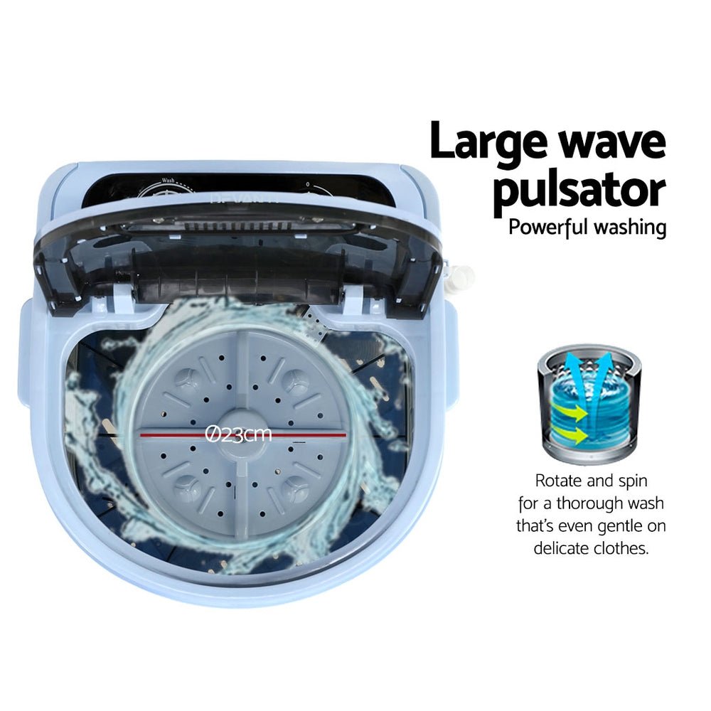 Devanti Portable Washing Machine 3KG – Black — photo 6