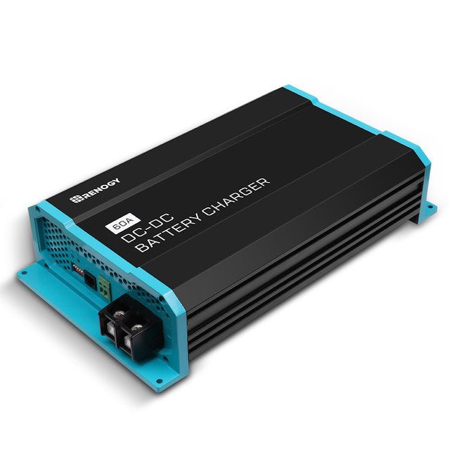 Renogy 12V 60A DC to DC Battery Charger – Smart 3-Stage Charging for Dual Battery Setups