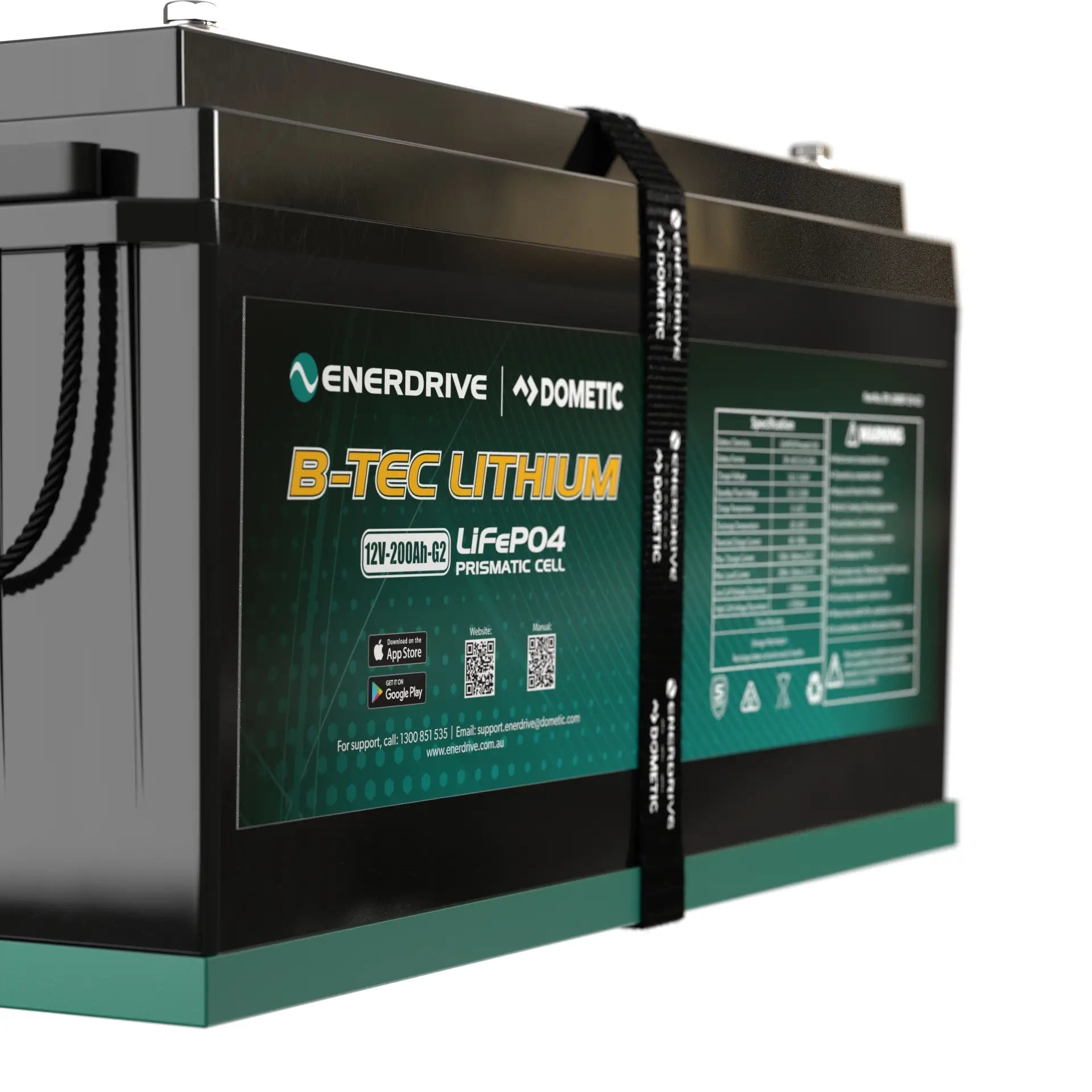 Enerdrive B-TEC 200Ah 12V Gen2 LiFePO₄ Battery — photo 4
