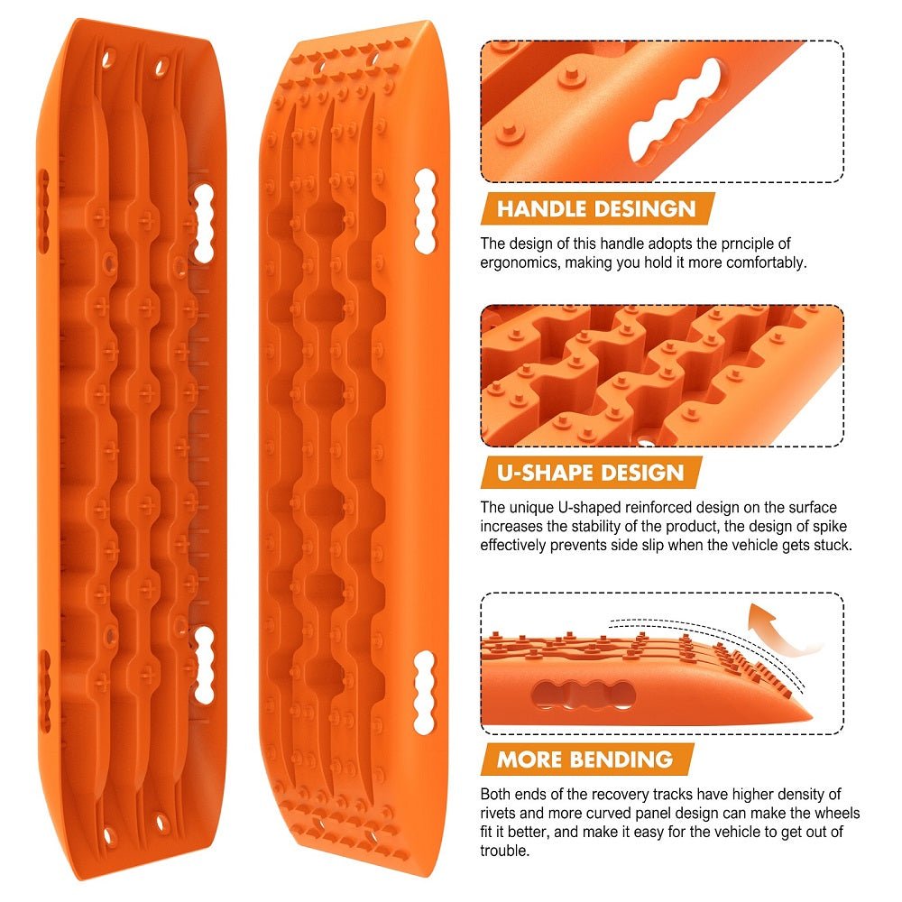 X-BULL Recovery Tracks Gen 2.0 for Sand, Snow and Mud - Orange — photo 2