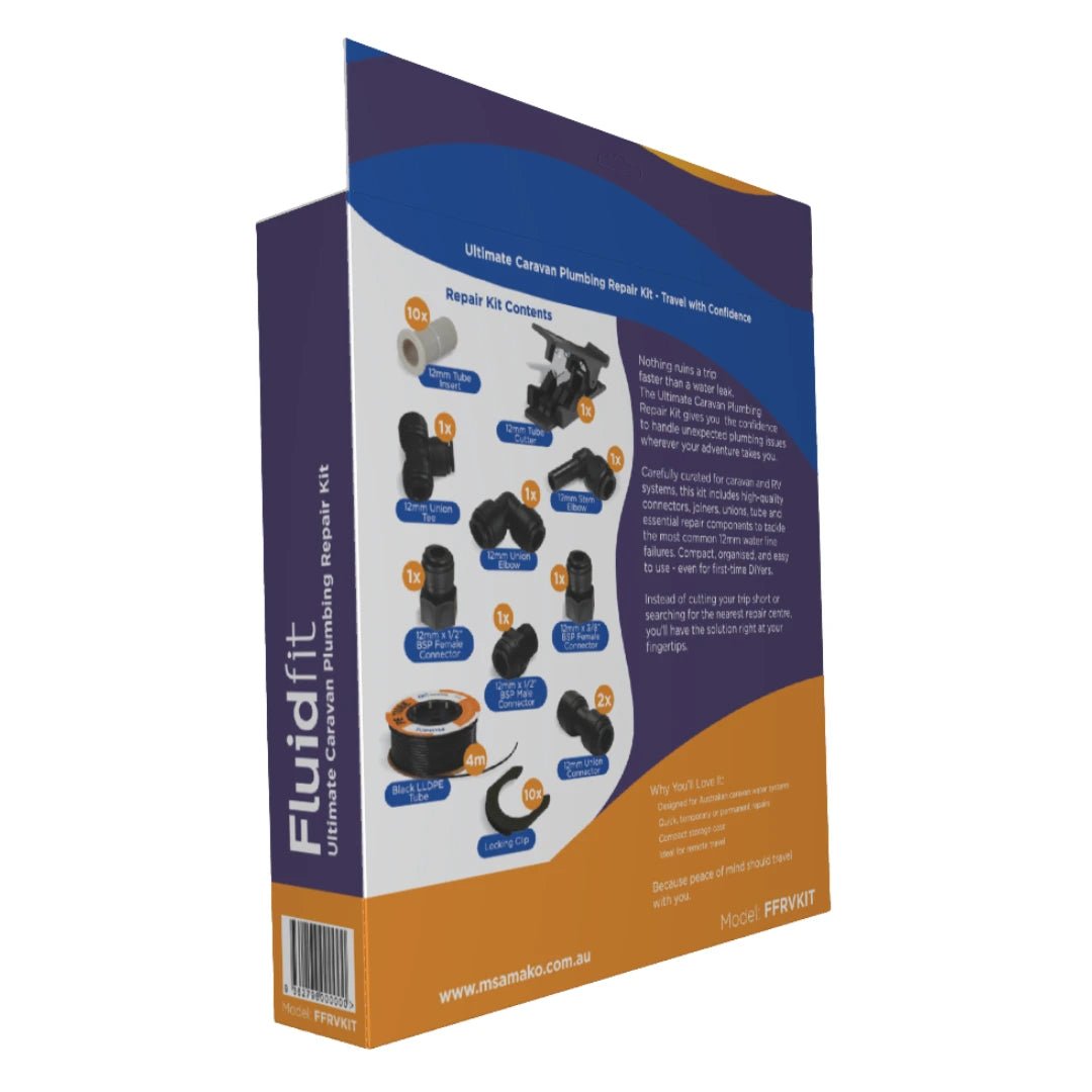 Fluidfit Ultimate Caravan Plumbing Repair Kit — photo 2