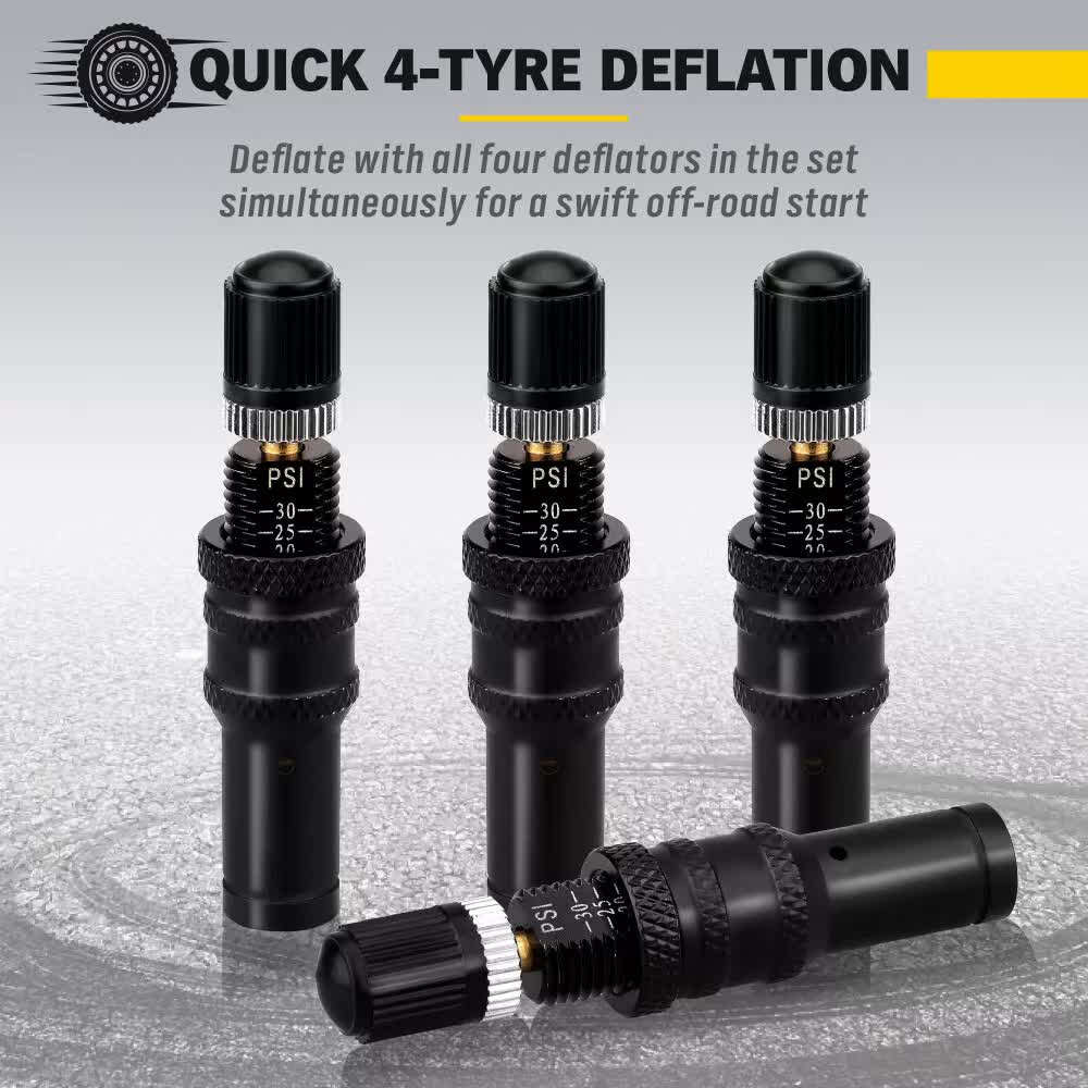 Tyre Deflators – 10~30 PSI | Precision 4x4 Air Down Kit for Off-Roading — photo 4