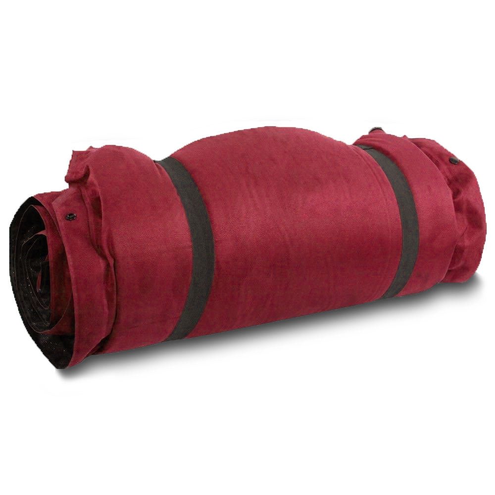 Double Self-Inflating Suede Camping Mattress – 8cm Thick Air Bed – Joinable & Portable – Red — photo 4