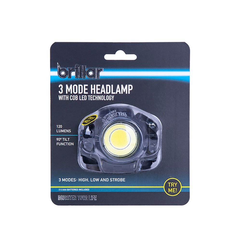 3 Mode COB LED Headlamp – Black/Blue | 120 Lumen, Adjustable & Hands-Free — photo 6