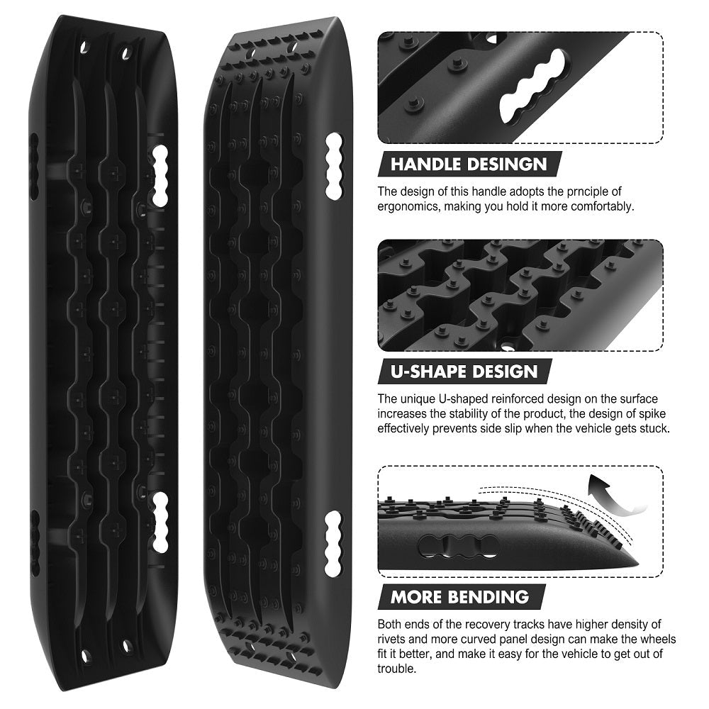 X-BULL Recovery Tracks Gen 2.0 for Sand, Snow and Mud - Black — photo 2