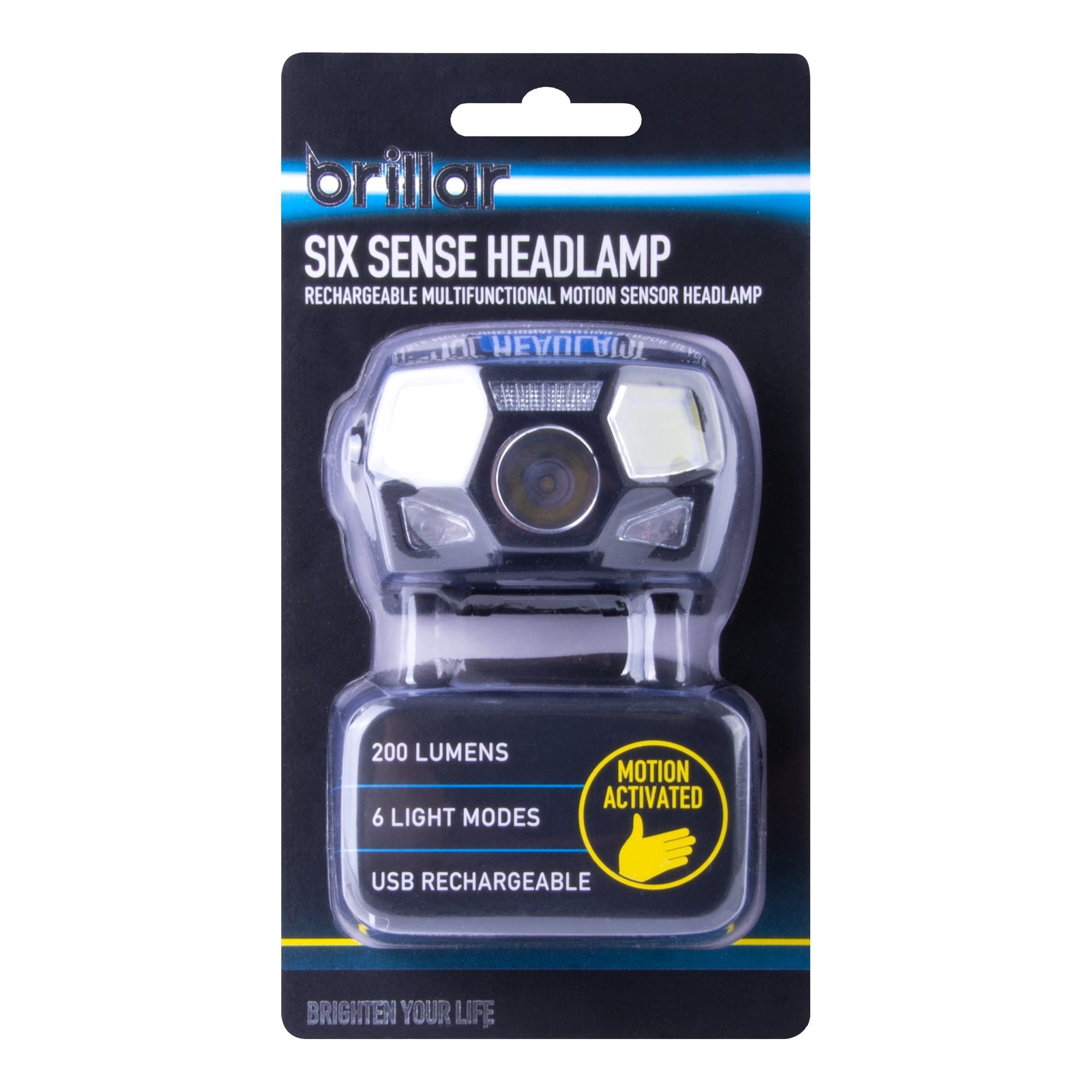 Brillar Sixth Sense – 200 Lumen Rechargeable Headlamp with Motion Sensor — photo 3