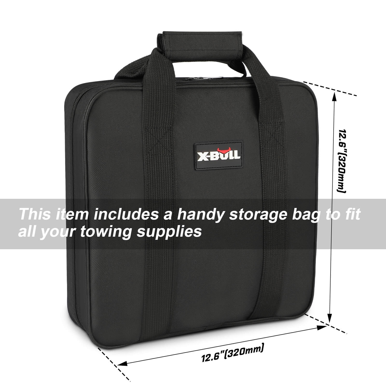X-BULL 4WD Recovery Kit with Snatch Strap, Hitch Receiver and Bow Shackles — photo 8