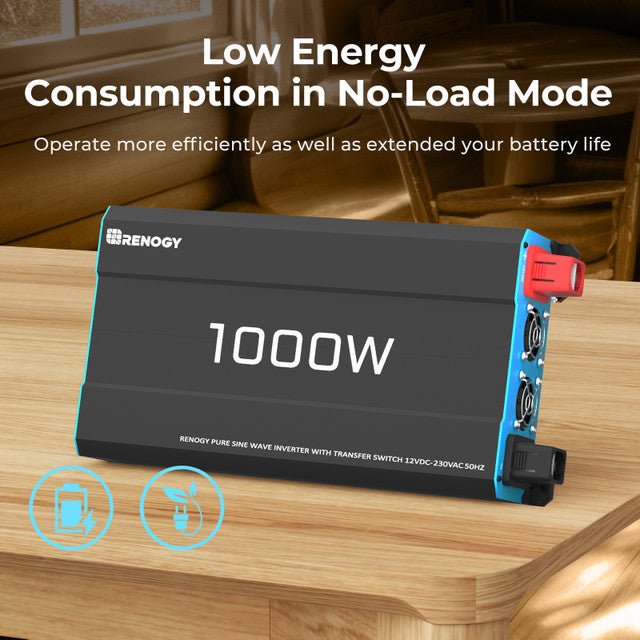 Renogy 12V 1000W Pure Sine Wave Inverter – Clean Power, Grid Priority & Fast Switching — photo 7