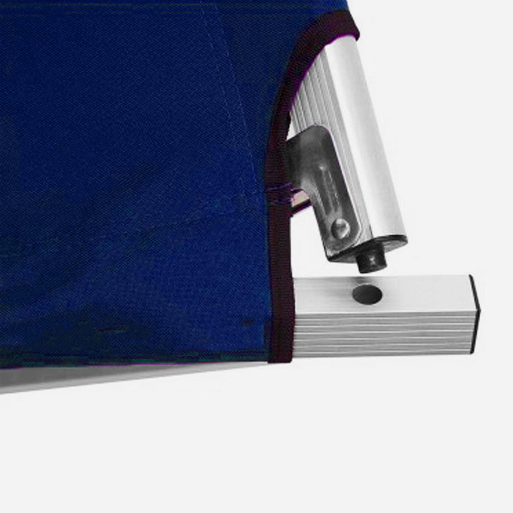Camping Bed Folding Stretcher Lightweight w/ Carry Bag – Blue — photo 5