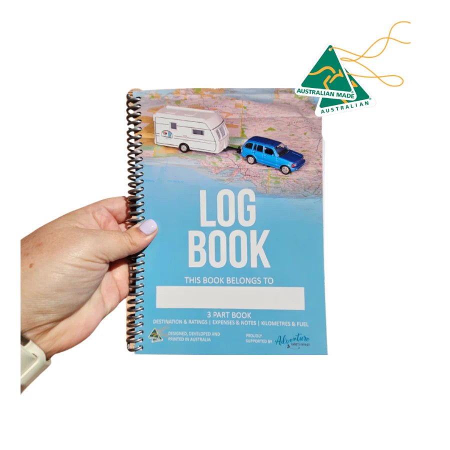 Travellers Pack – Caravan Log Book, Pegless Clothesline & Australia Map Sticker — photo 5