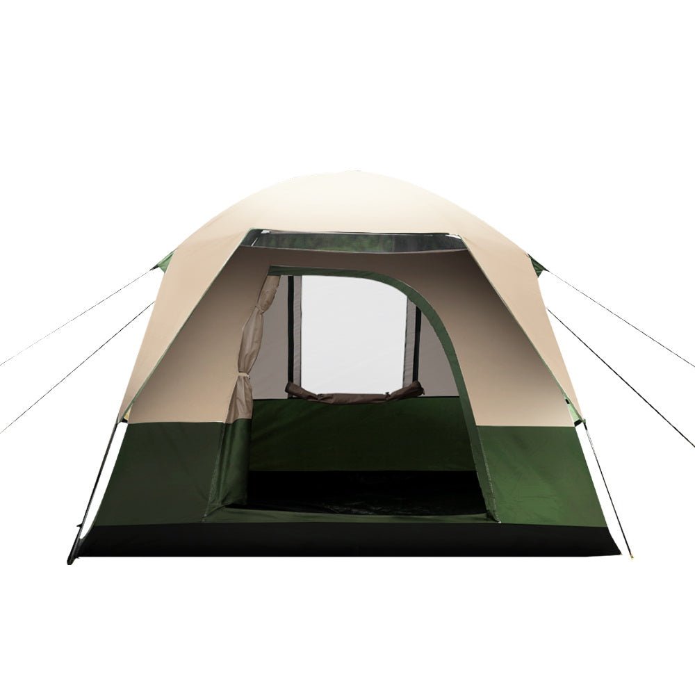 Weisshorn 4-Person Family Camping Tent – Green — photo 3