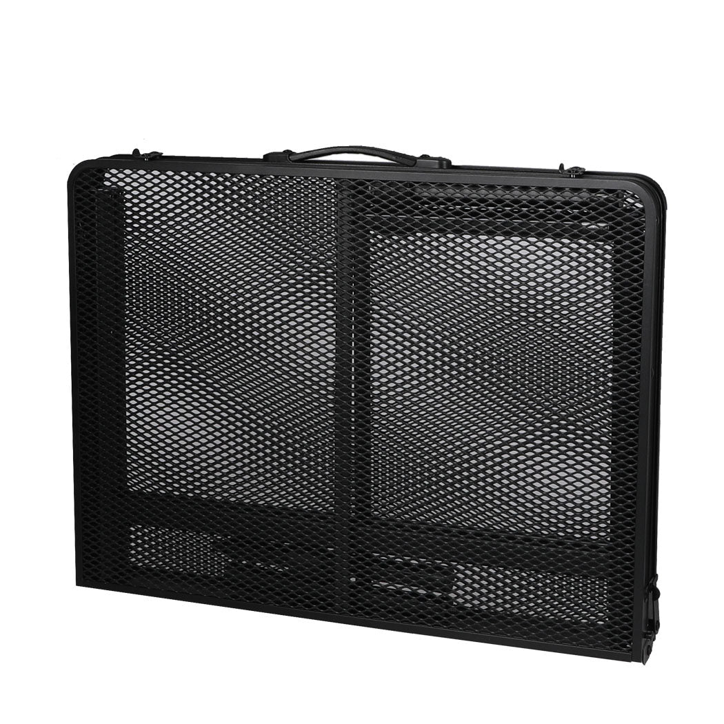 Levede Grill Table – Large Portable BBQ Camping Table with Steel Mesh Top — photo 5