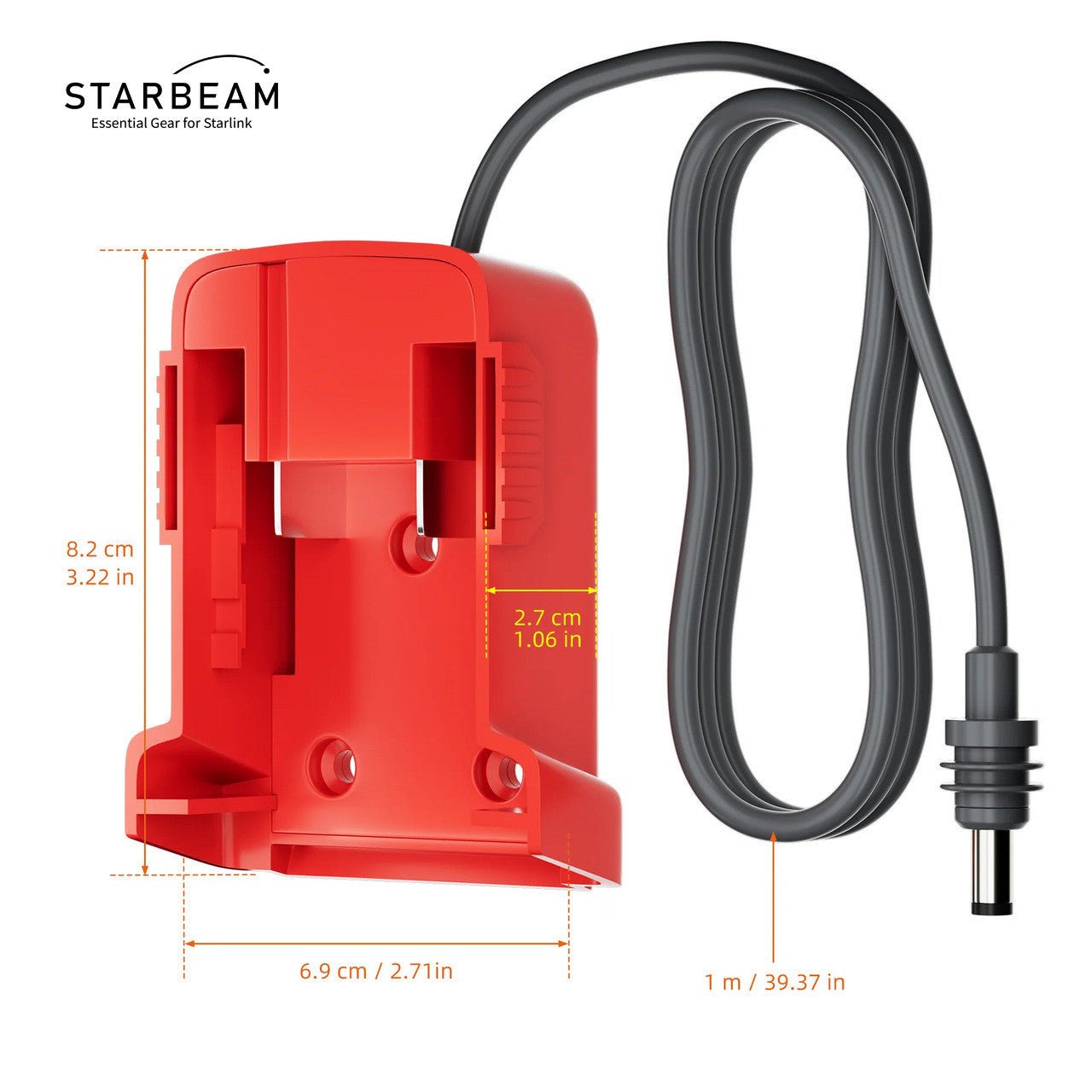 Starlink Mini Power Tool Battery Adapter – 18V Battery Compatible (Milwaukee, DeWalt, Makita, Ryobi) — photo 2