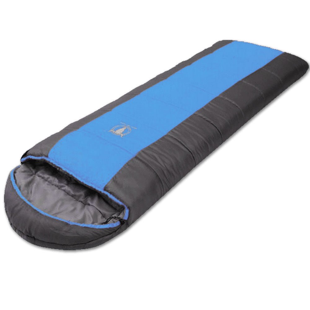 Outdoor Camping Envelope Sleeping Bag -15°C | Thermal Winter Sleeping Bag – Blue