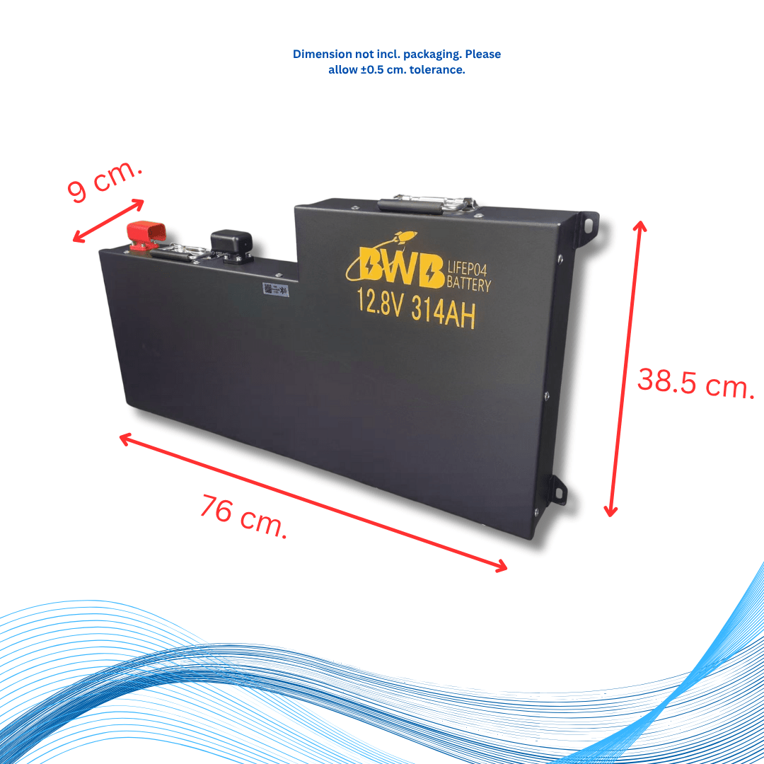 BWB Super Slim 314Ah 12V LiFePO₄ Lithium Battery (Optional Bluetooth Monitoring) — Australian Made — photo 2
