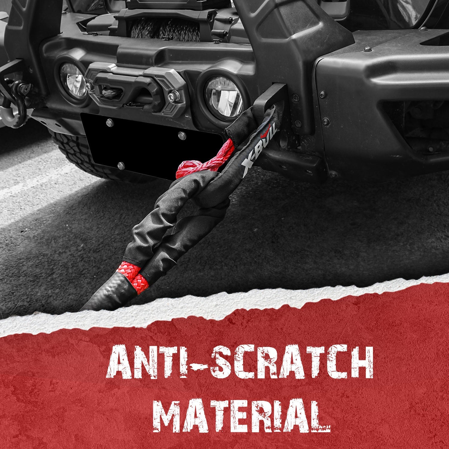 X-BULL Soft Shackle & Recovery Ring Kit – Lightweight Snatch Recovery Solution — photo 6