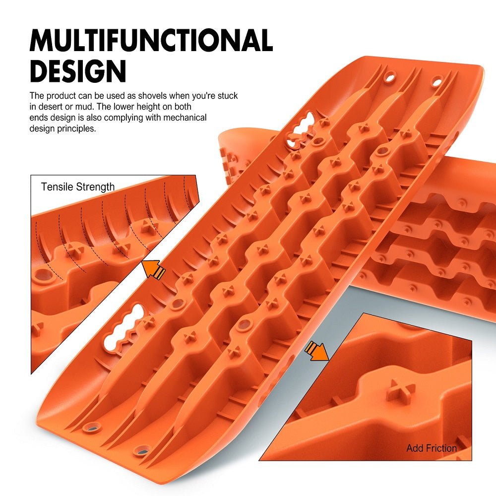 X-BULL Recovery Tracks Gen 2.0 for Sand, Snow and Mud - Orange — photo 7