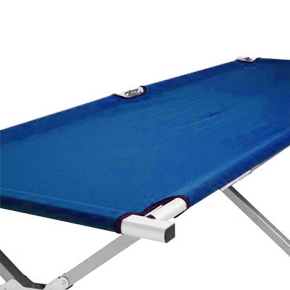 Camping Bed Folding Stretcher Lightweight w/ Carry Bag – Blue — photo 7