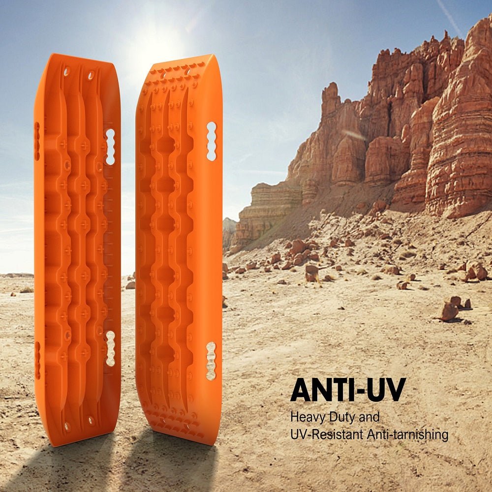 X-BULL Recovery Tracks Gen 2.0 for Sand, Snow and Mud - (2 pairs) Orange — photo 4