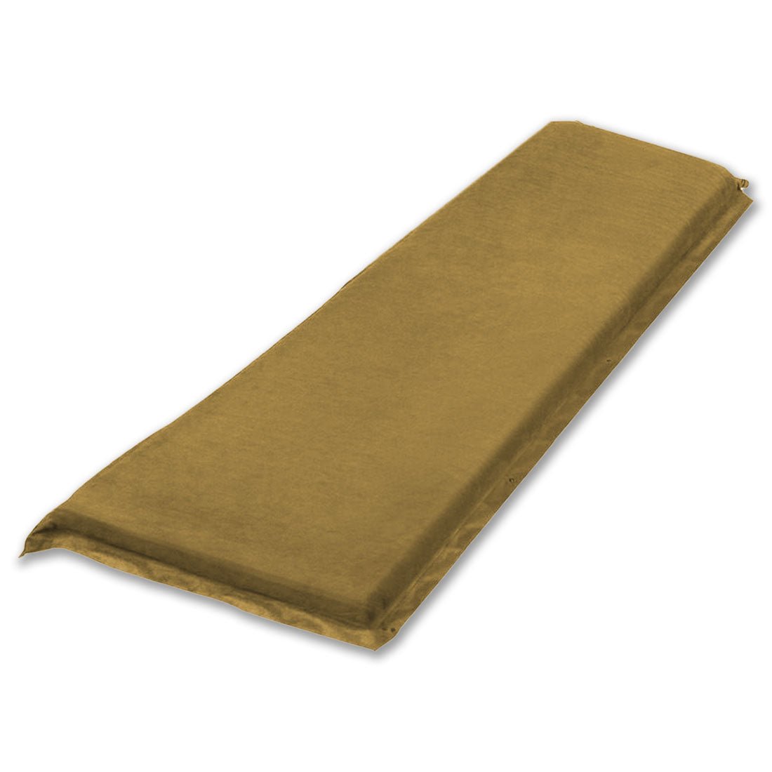 Self-Inflating Suede Camping Mattress – 8cm Thick Air Bed Sleeping Mat – Joinable, Beige