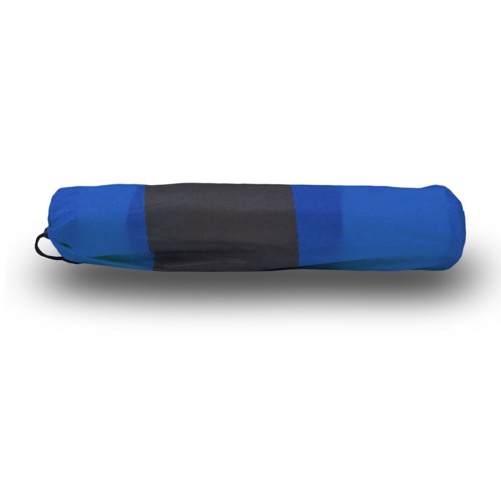 Double Self-Inflating Camping Mattress – 5cm Thick Joinable Air Bed for Hiking & Outdoors – Blue — photo 9