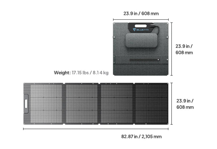 BLUETTI 200W Foldable Solar Panel — photo 4