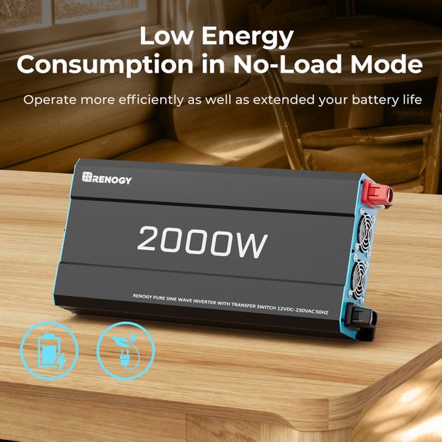 Renogy 12V 2000W Pure Sine Wave Inverter – Dual Power Switching, Grid Priority & 4000W Surge — photo 5