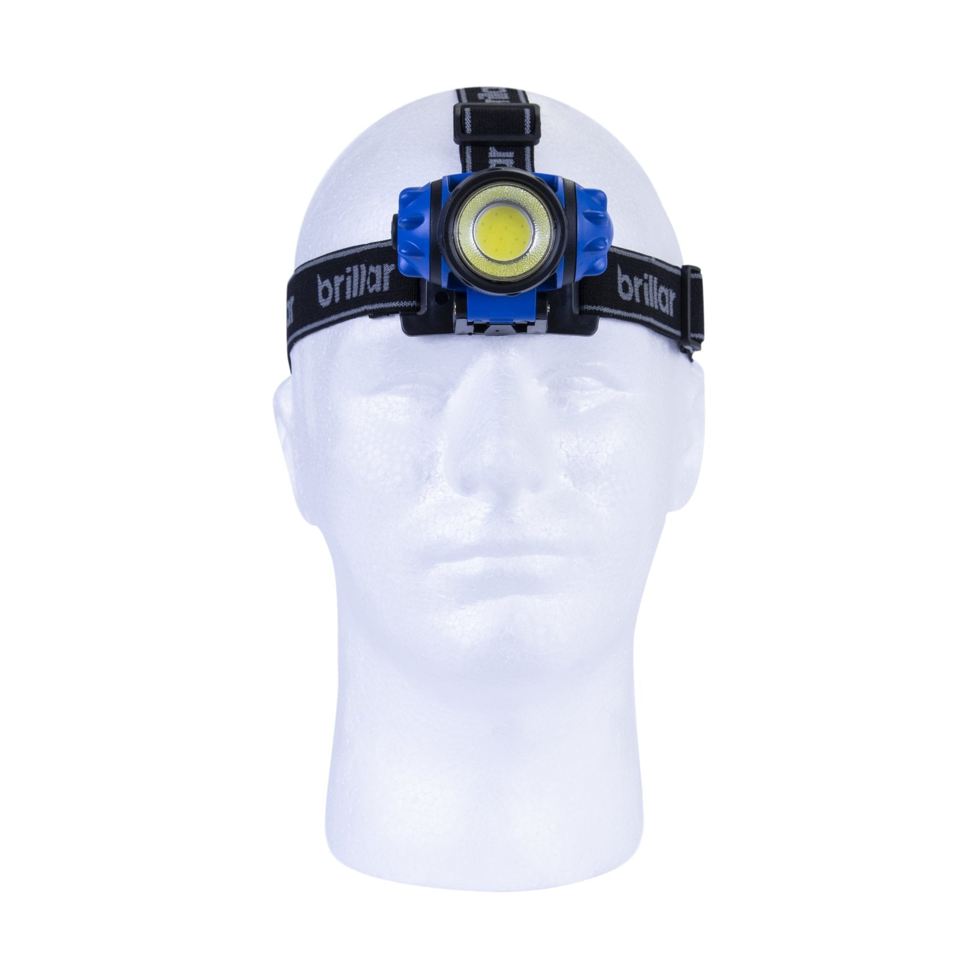 Brillar 3 Mode Headlamp – Blue | 120 Lumens COB LED with Adjustable Strap — photo 2