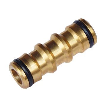 Flat Out 12mm Snap-On Brass Hose Coupler