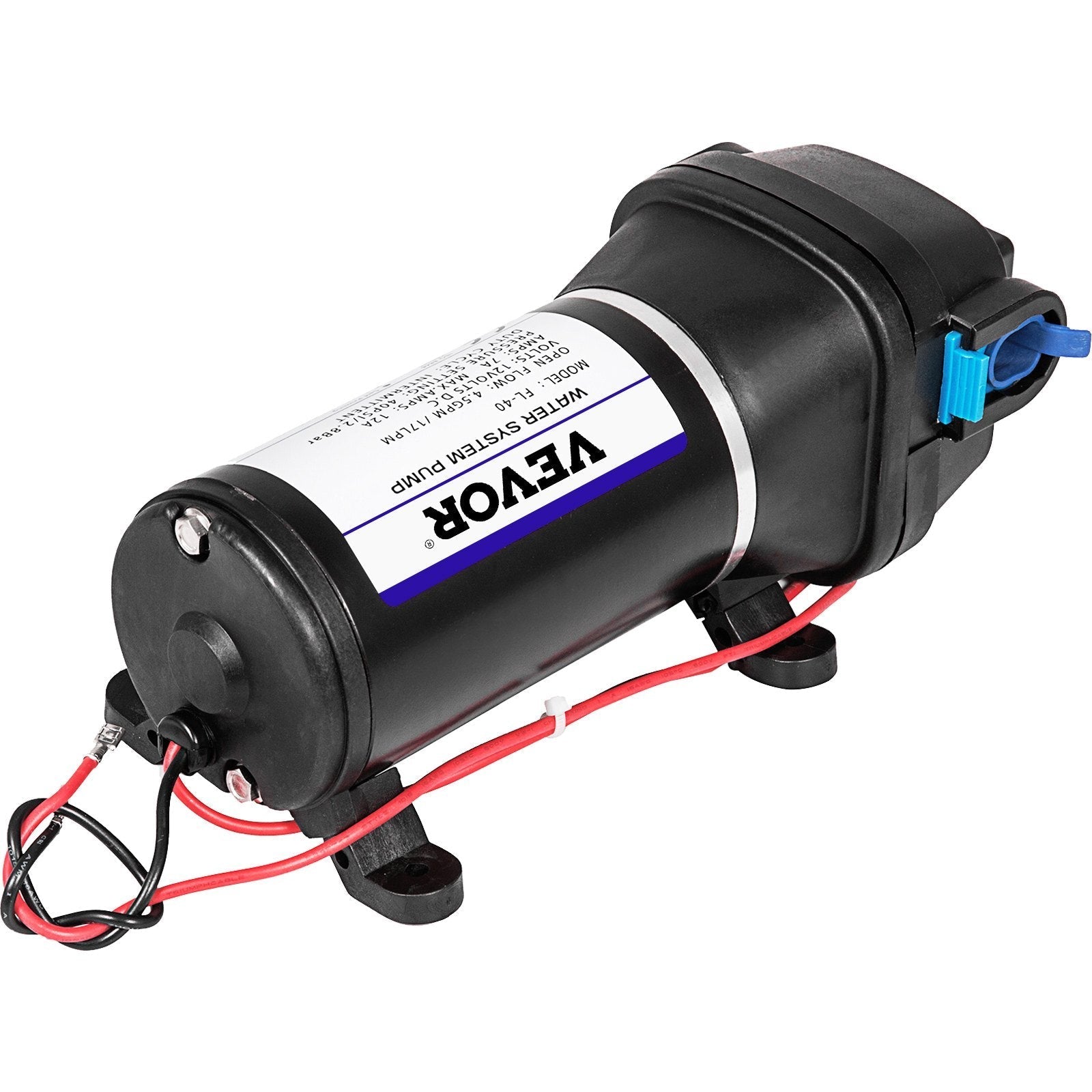 12V Water Pump FL-40 High Pressure 17LPM – Caravan, Boat, Camping, Washdown — photo 3