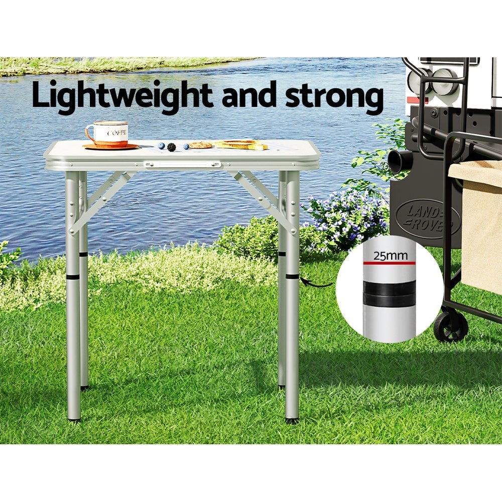Weisshorn 60CM Folding Camping Table – Adjustable & Portable Outdoor Picnic Desk — photo 5