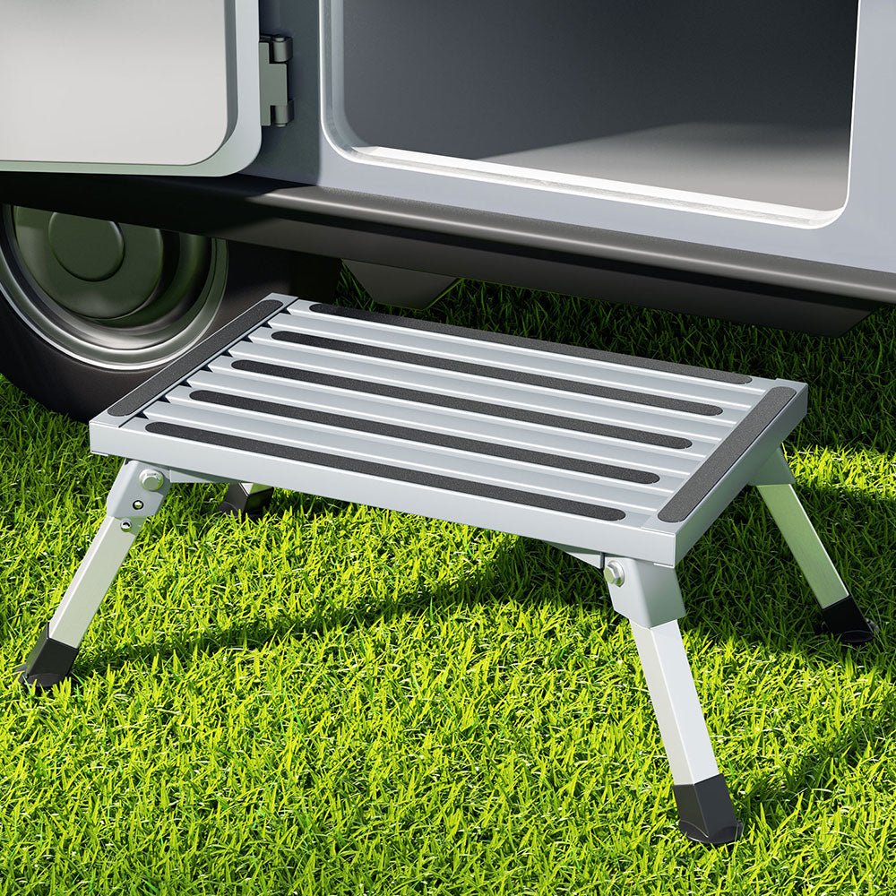 Weisshorn Folding Aluminium Caravan Step – 200kg Weight Capacity — photo 7