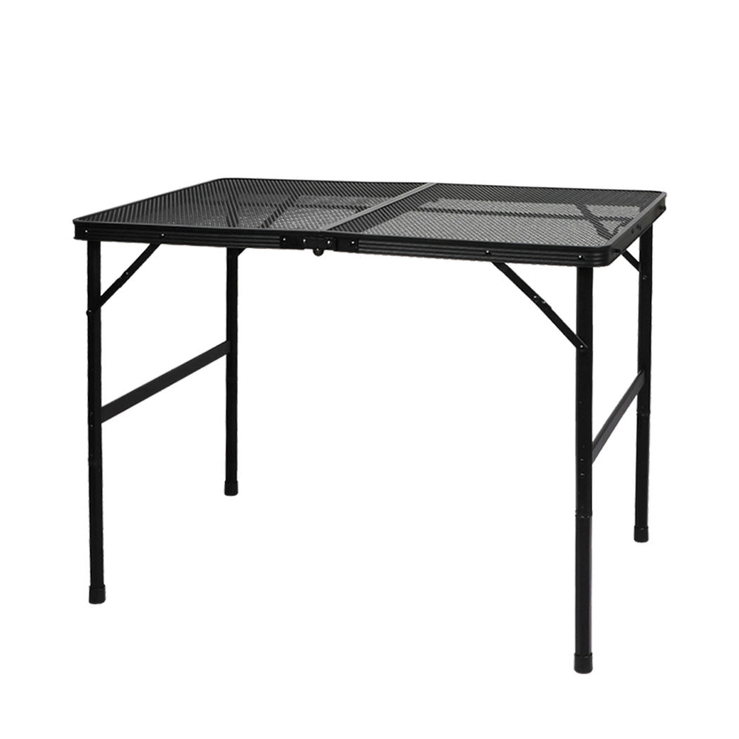 Levede Grill Table – Large Portable BBQ Camping Table with Steel Mesh Top — photo 8