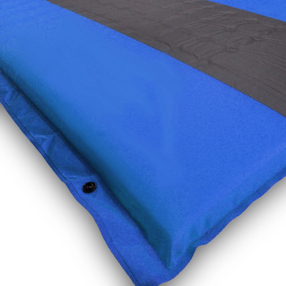 Self-Inflating Camping Mattress – 5cm Thick Air Bed for Camping, Hiking & Outdoor – Blue/Grey — photo 7
