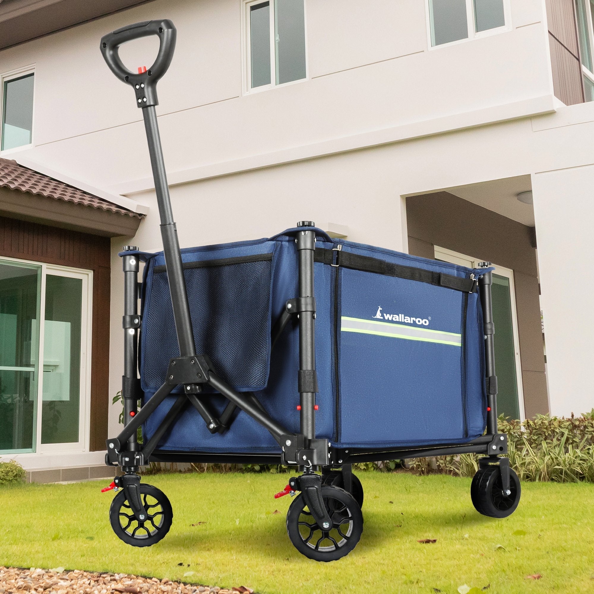 Wallaroo 120L Collapsible Camping Trolley – Built to Cart Big Loads — photo 8