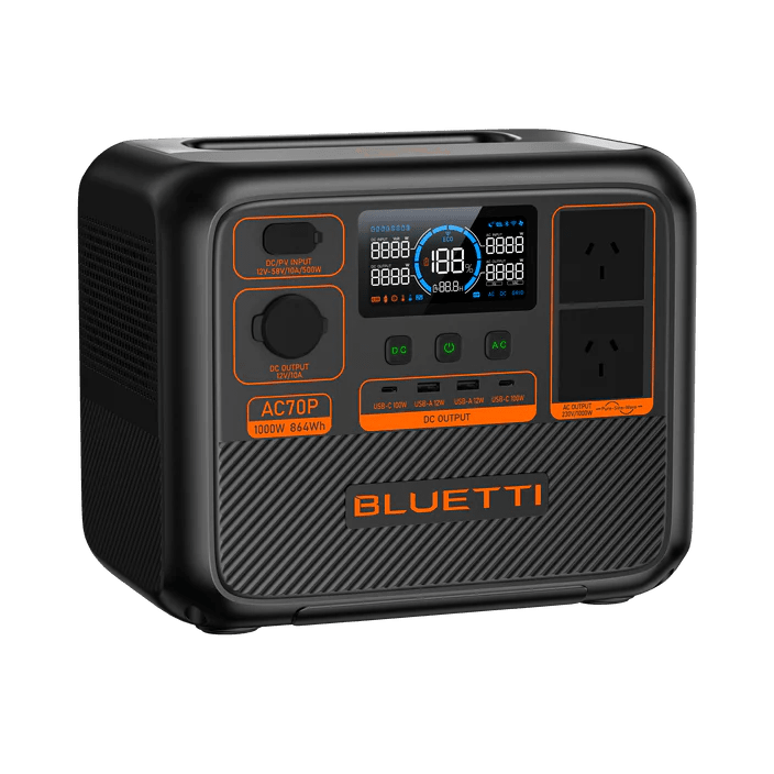 BLUETTI AC70P Portable Power Station – 1000W 864Wh — photo 2