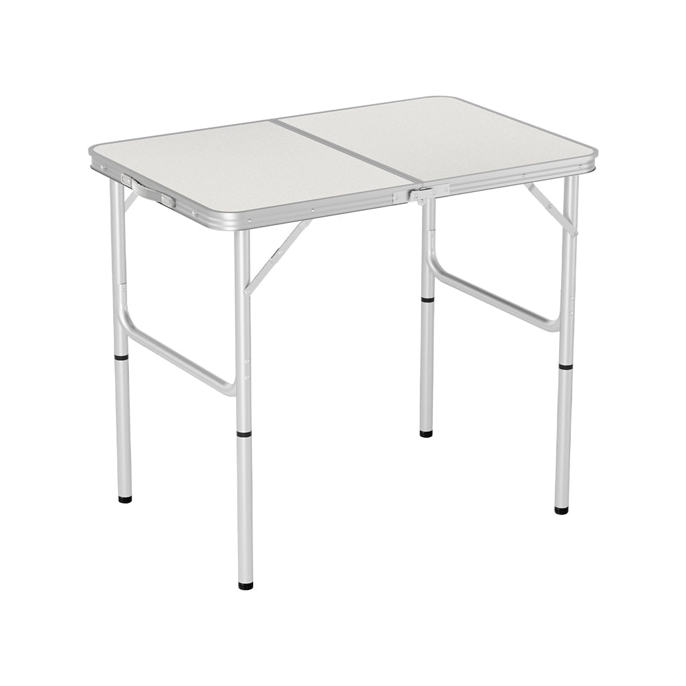Weisshorn 90CM Folding Camping Table – Adjustable & Portable Outdoor Picnic Desk