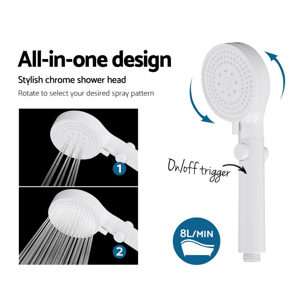 Devanti Portable Gas Water Heater – 8L/Min LPG Outdoor Hot Water Shower System (Grey) — photo 4