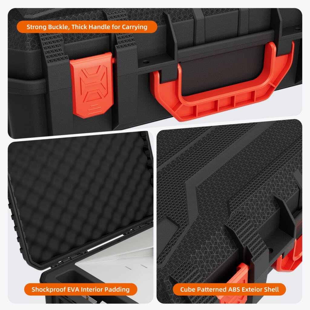 Starlink Mini Hard Protective Travel Case – Rugged PP Shell + Custom Foam Interior — photo 3