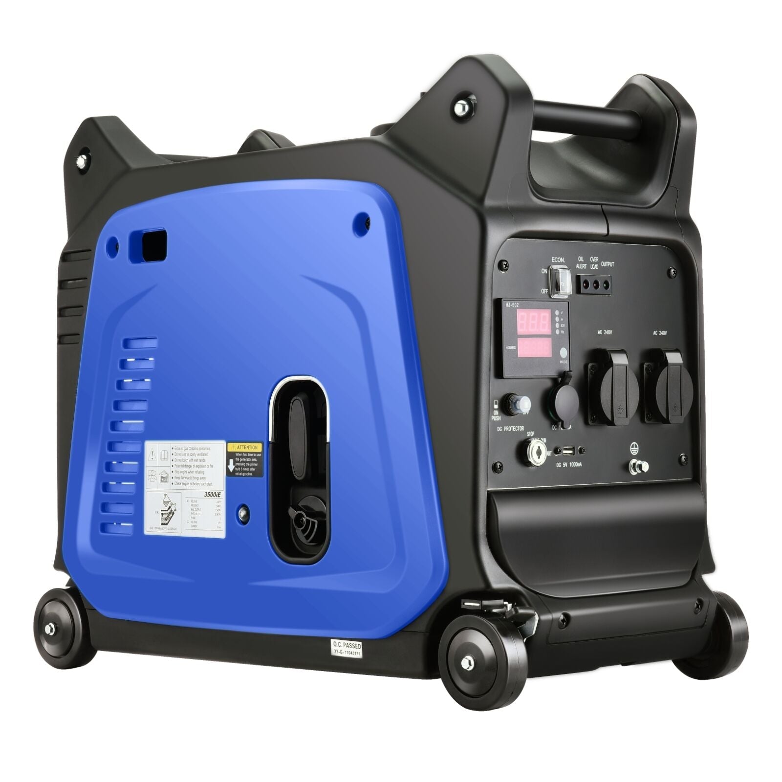 Gentrax 3500W Generator with Remote Starter – Pure Sine Wave Inverter, Quiet, Portable Power for Camping & Caravans (3.2kW Rated Output) — photo 2