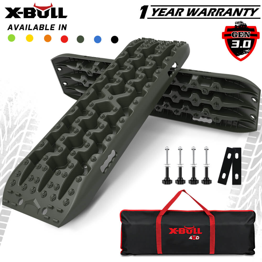X-BULL Gen 3.0 Recovery Tracks Kit – 10T Sand, Snow & Mud Recovery Solution - Olive