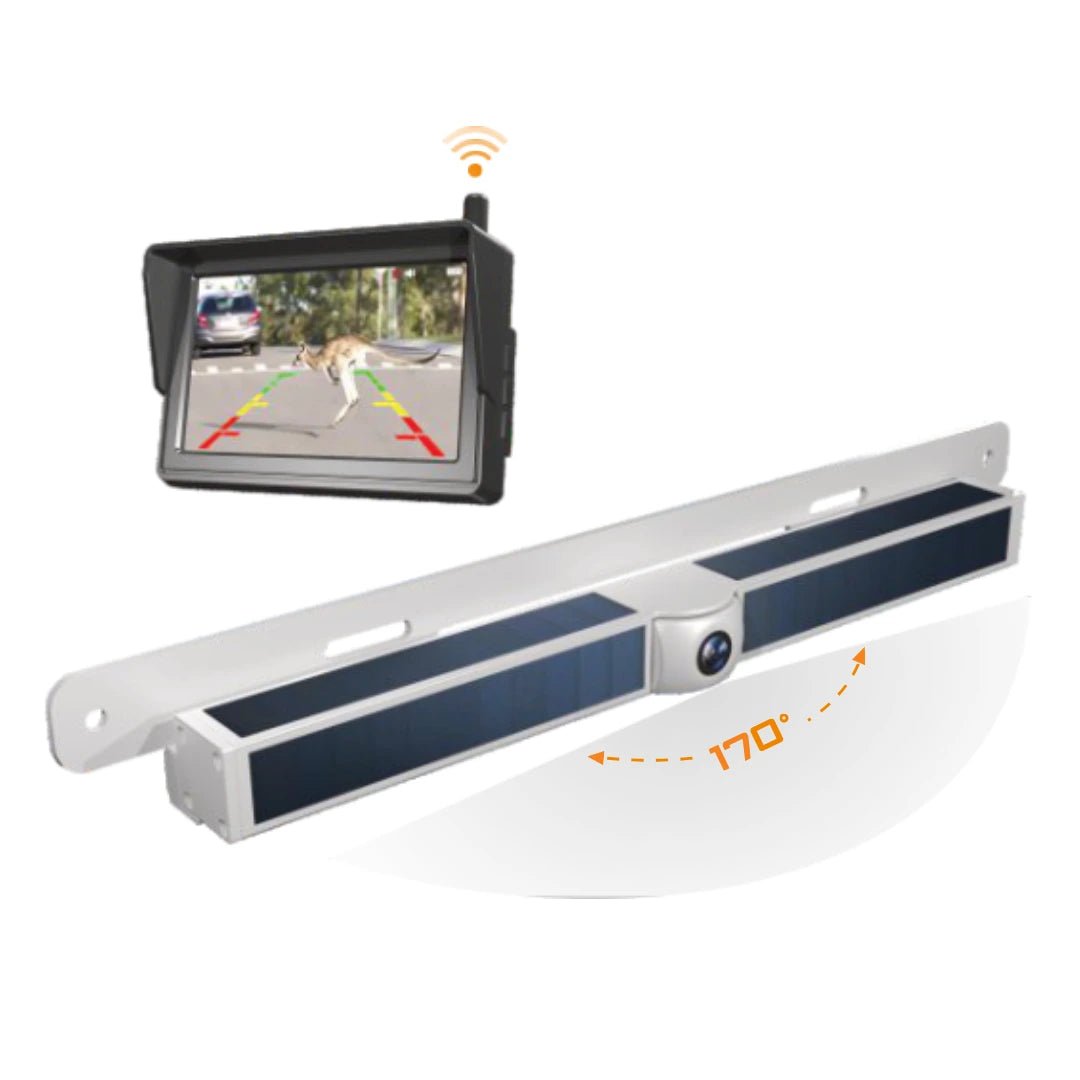 rearview170 Solar Wireless Reverse Camera – 170° Wide Angle, No Wiring Required — photo 2