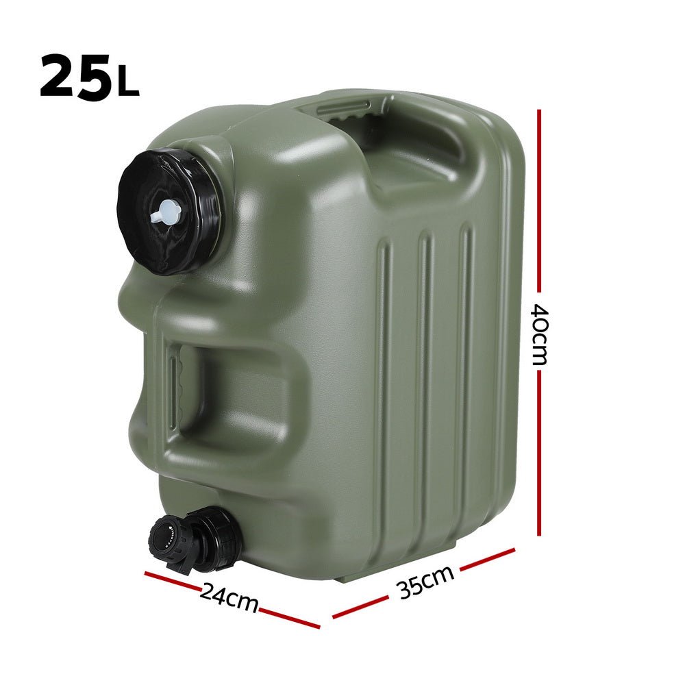 Weisshorn 25L Water Container Jerry Can – Green — photo 2