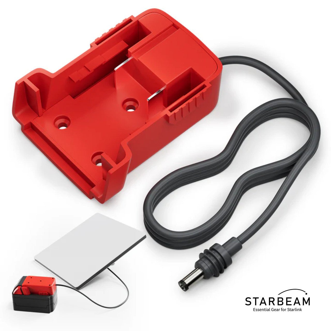 Starlink Mini Power Tool Battery Adapter – 18V Battery Compatible (Milwaukee, DeWalt, Makita, Ryobi)