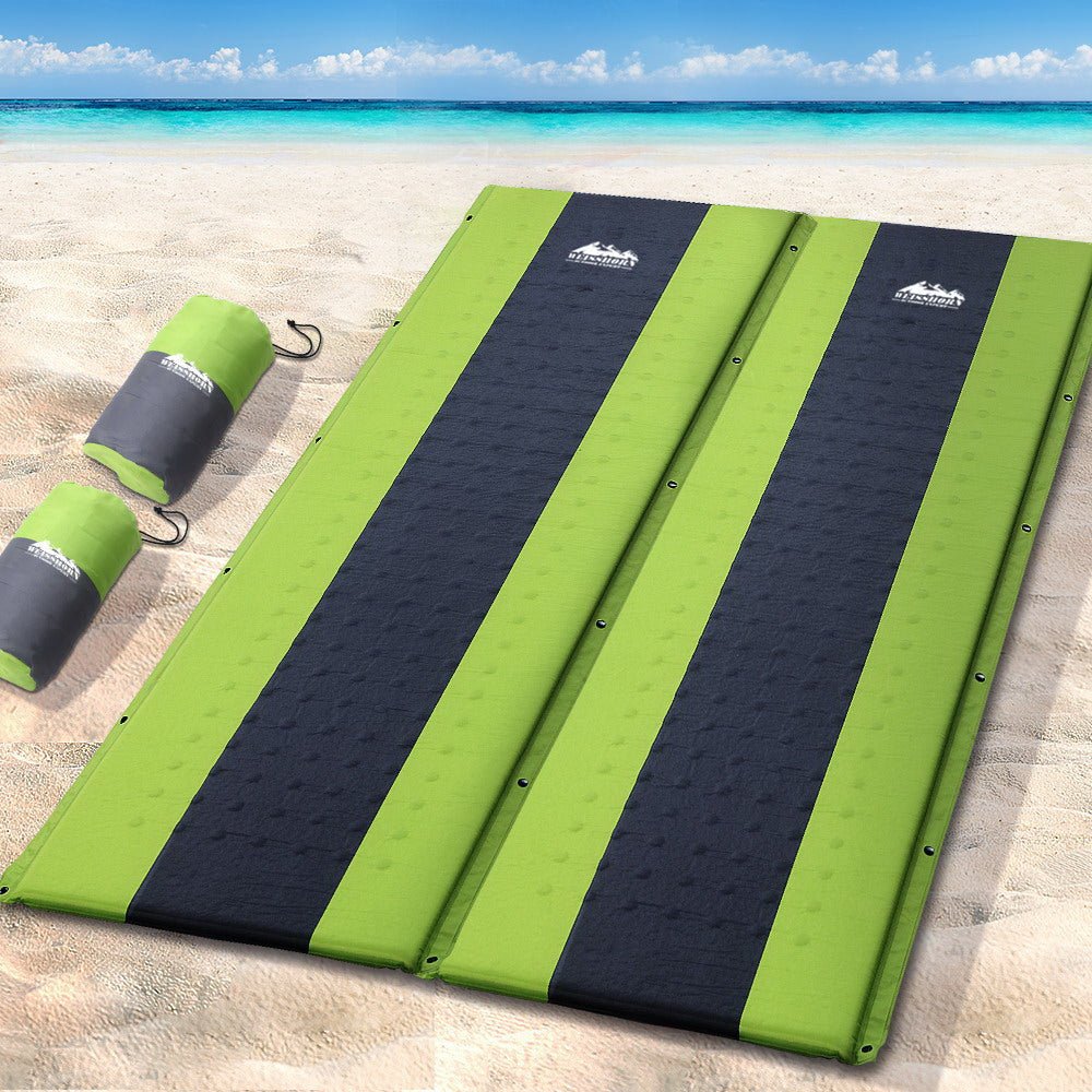 Weisshorn Double Self-Inflating Camping Mattress – 2.5cm Foam | Green — photo 7