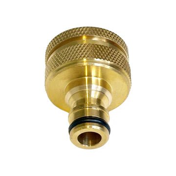 Flat Out Brass Tap Adaptor 3/4" & 1" to Snap-On Fitting